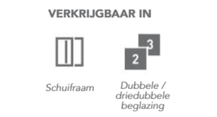 pvc schuiframen cl84 verkrijgbaar